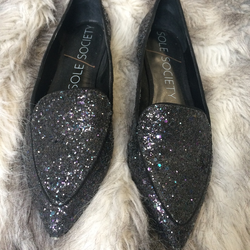 CAMMILA Pointed toe smoking slipper